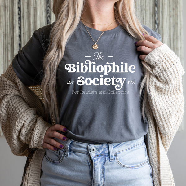 Bibliophile Society Tee (multiple colors