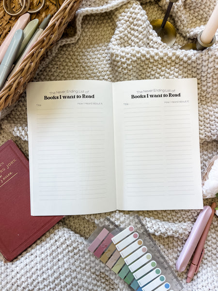 “Read All the Books” Reading Journal - Pink