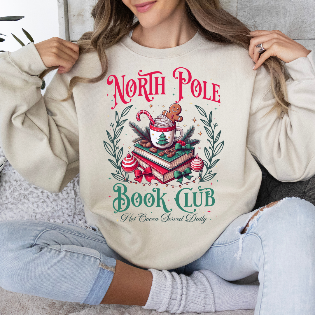 North Pole Book Club Sweatshirt