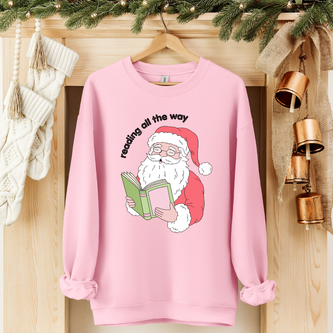Reading All the Way sweatshirt