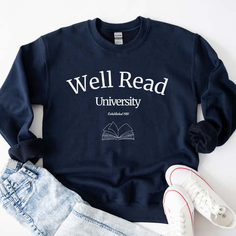 Well Read University sweatshirt (multiple colors)