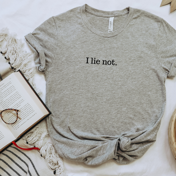 I lie not. tee (multiple colors)