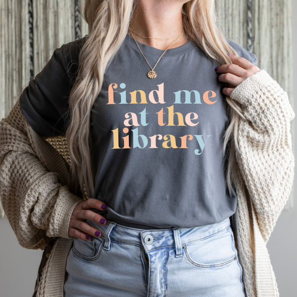Find me at the Library tee