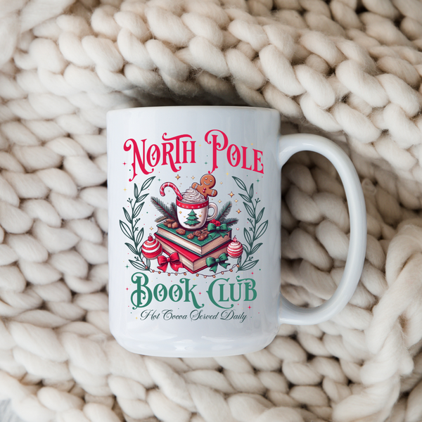 North Pole Book Club Mug