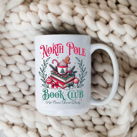 North Pole Book Club Mug