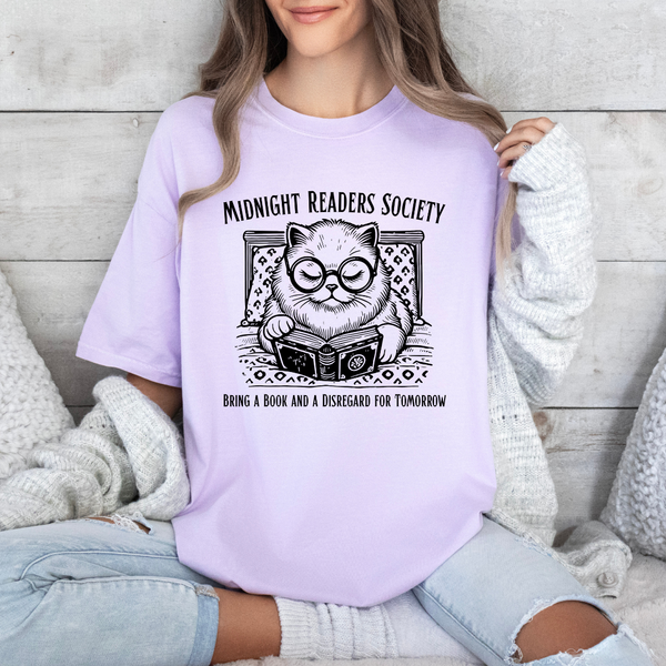 Midnight Readers Society tee (multiple colors)