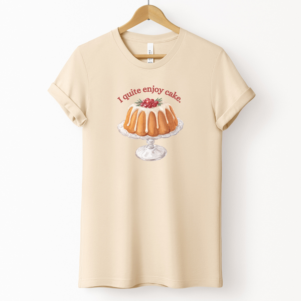I quite enjoy cake tee (multiple colors)
