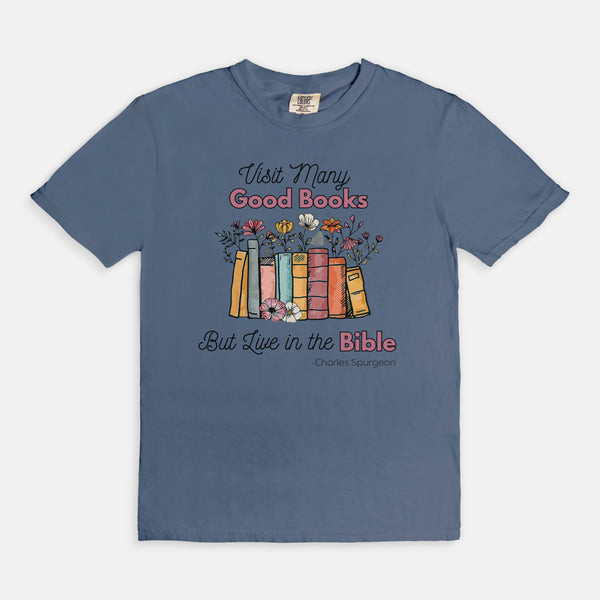 Live in the Bible tee (multiple colors)