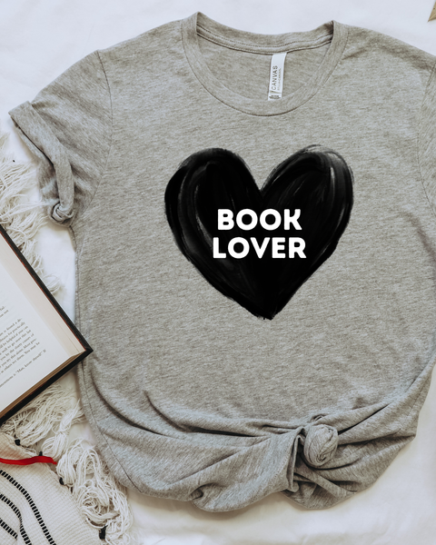Book Lover tee (multiple colors)