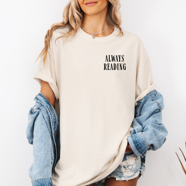 Always Reading Club tee