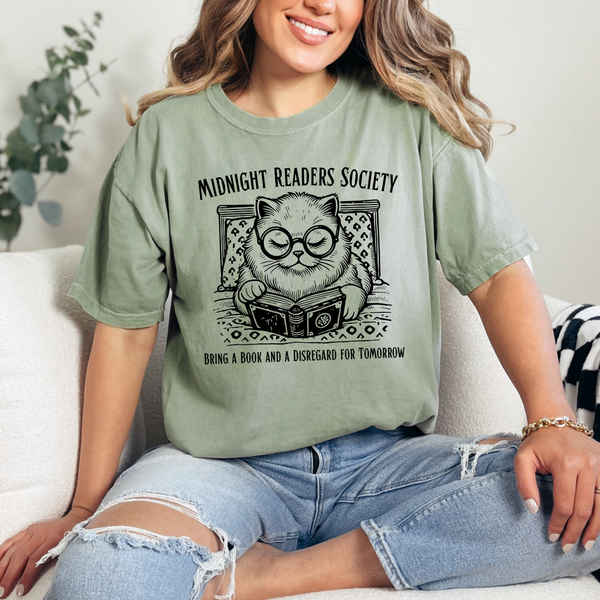 Midnight Readers Society tee (multiple colors)