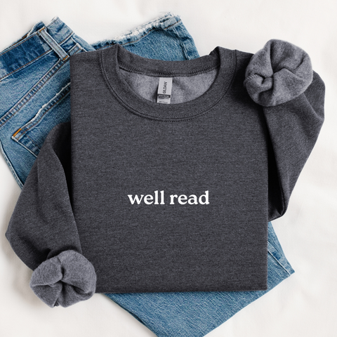 Well Read sweatshirt (multiple colors)
