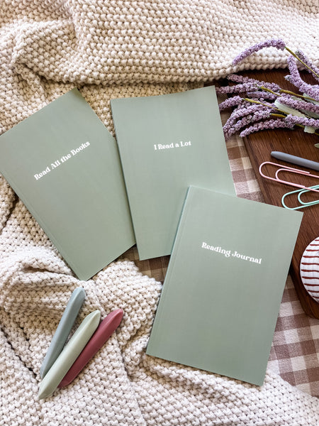 “I Read a Lot” Reading Journal - Well Read Green