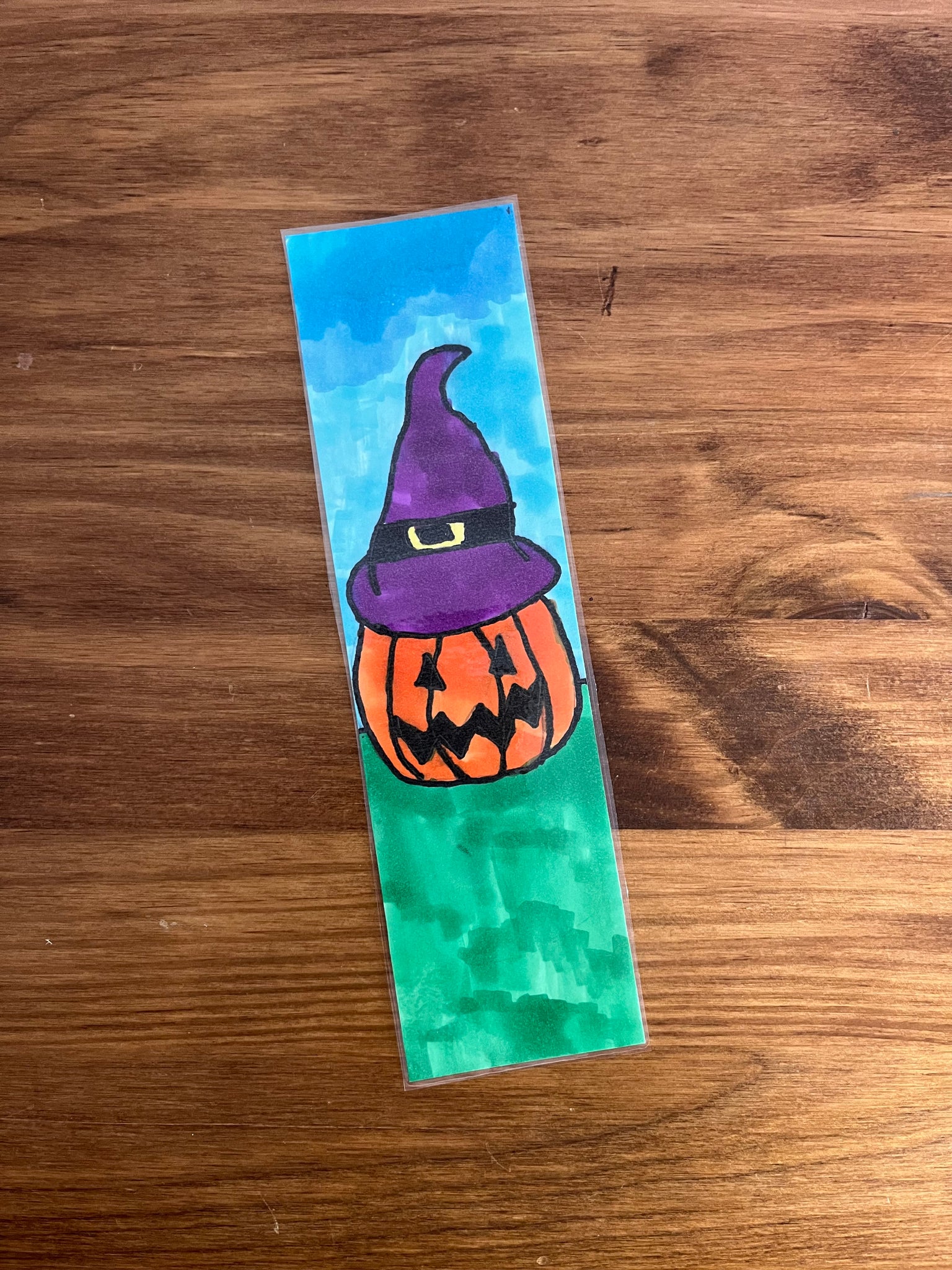 Jack-o-Lantern Bookmark