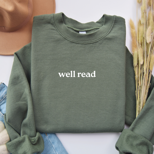 Well Read sweatshirt (multiple colors)