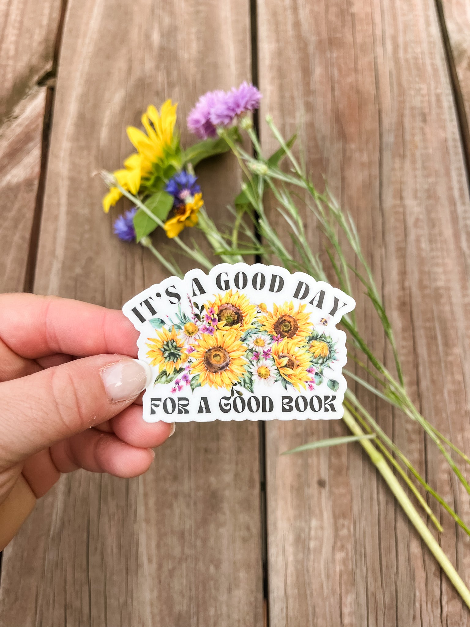 It's a Good Day for a Good Book Sticker