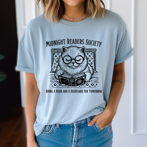 Midnight Readers Society tee (multiple colors)