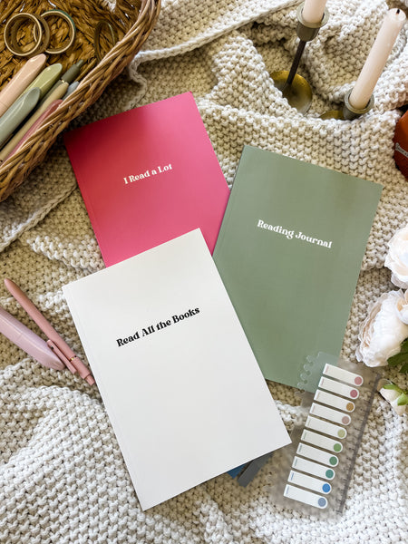 “I Read a Lot” Reading Journal - Pink