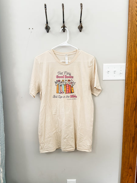 INVENTORY SALE - Visit Many Good Books tee