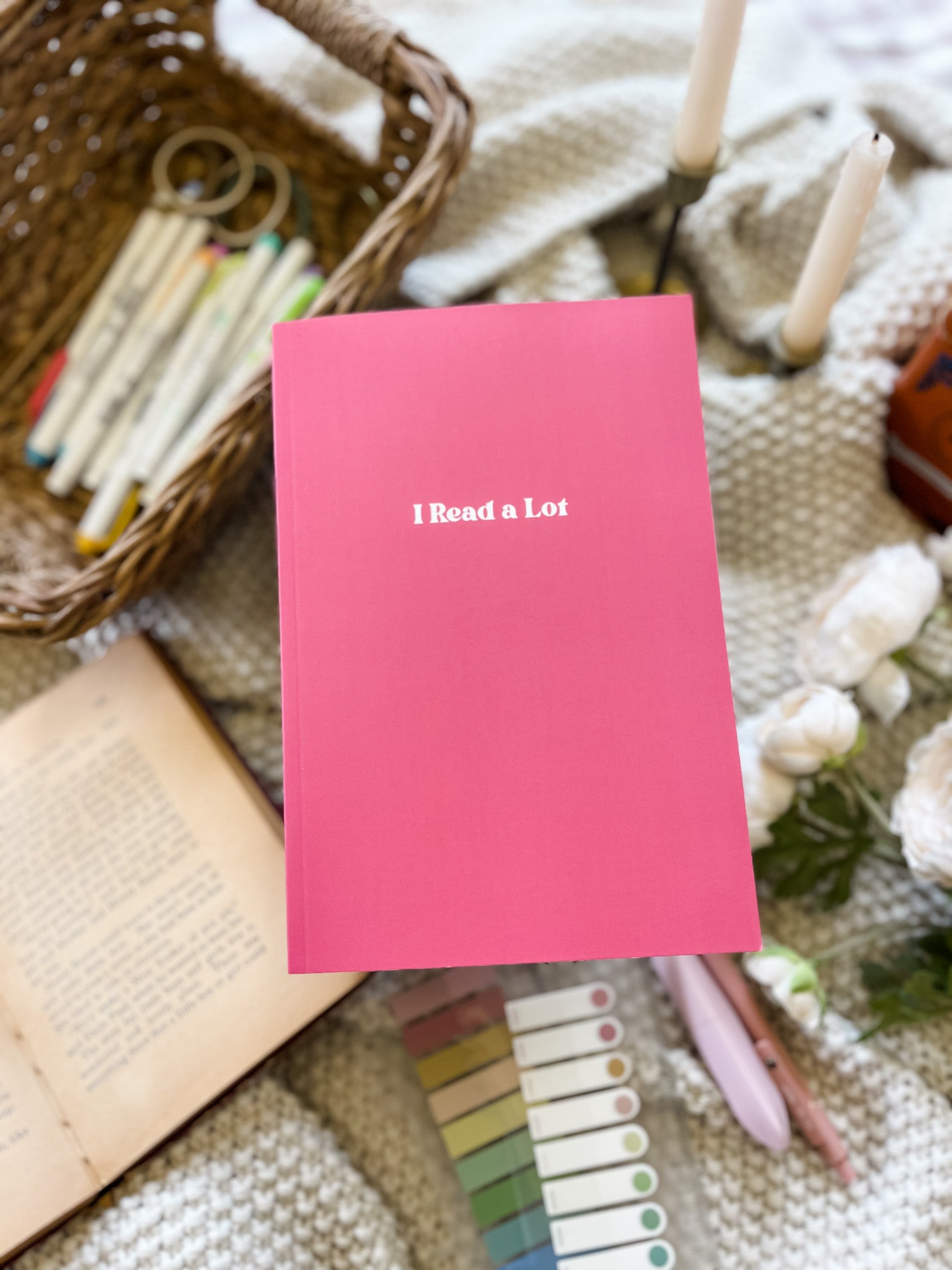 “I Read a Lot” Reading Journal - Pink