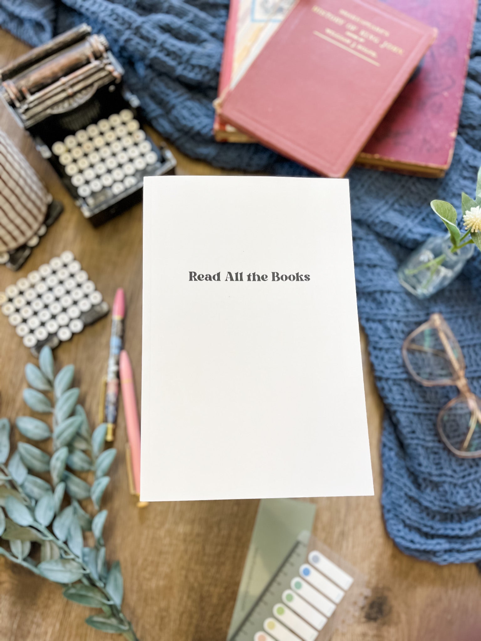 “Read All the Books” Reading Journal - Ivory