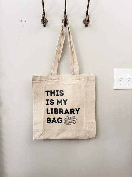 INVENTORY SALE - This is my Library Bag tote bag