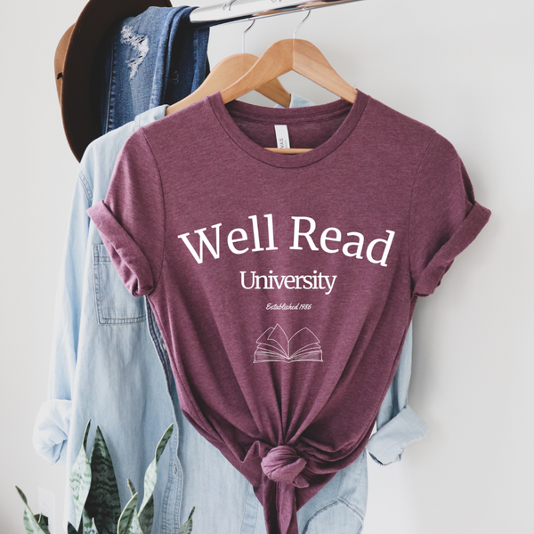 Well Read University tee (multiple colors)