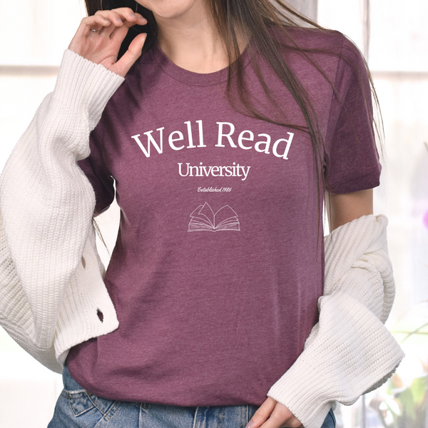 Well Read University tee (multiple colors)