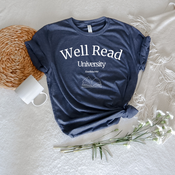 Well Read University tee (multiple colors)