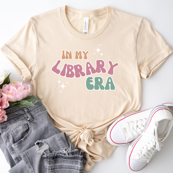 In my Library Era tee (multiple colors)