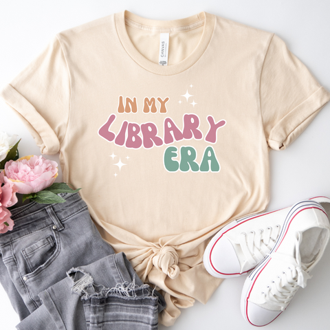 In my Library Era tee (multiple colors)