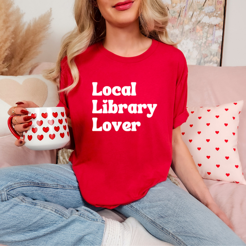 Local Library Lover tee (multiple colors)