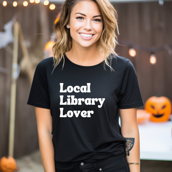 Local Library Lover tee (multiple colors)