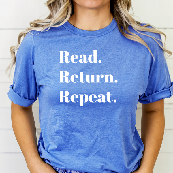 Read Return Repeat tee (multiple colors)