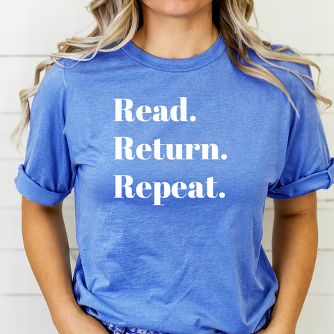 Read Return Repeat tee (multiple colors)