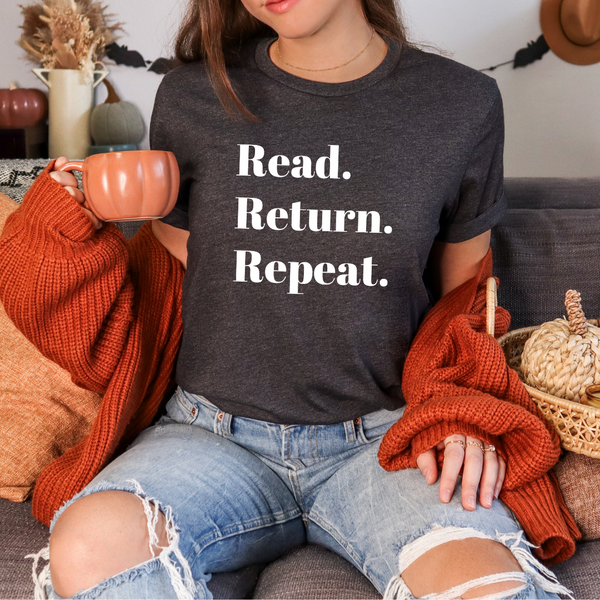 Read Return Repeat tee (multiple colors)