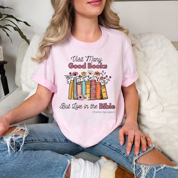 Live in the Bible tee (multiple colors)